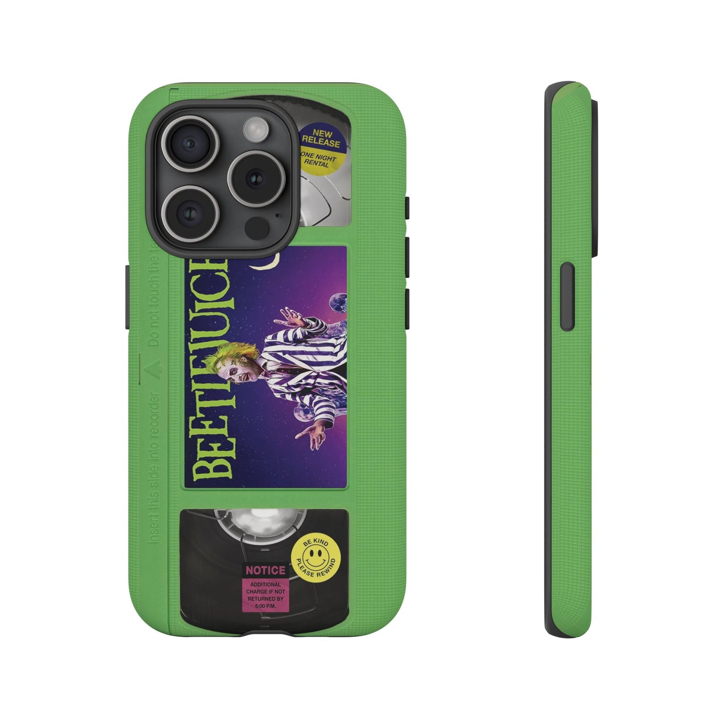 BJ  Limited Edition Green Impact Resistant VHS Phone Case