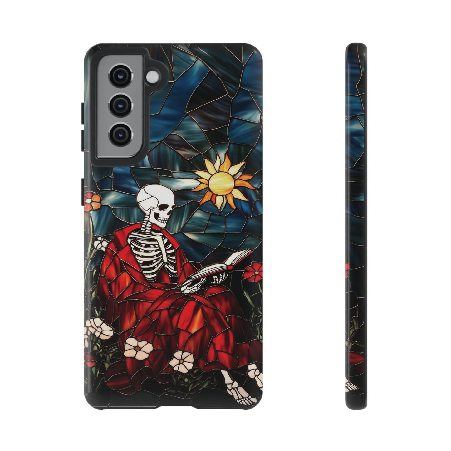 Bookish Skeleton Phone Case