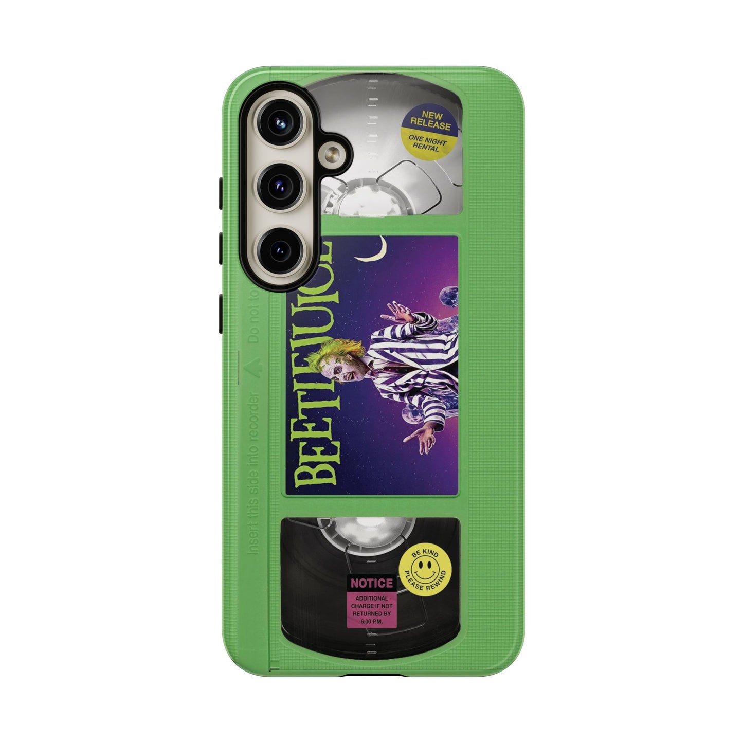 BJ  Limited Edition Green Impact Resistant VHS Phone Case