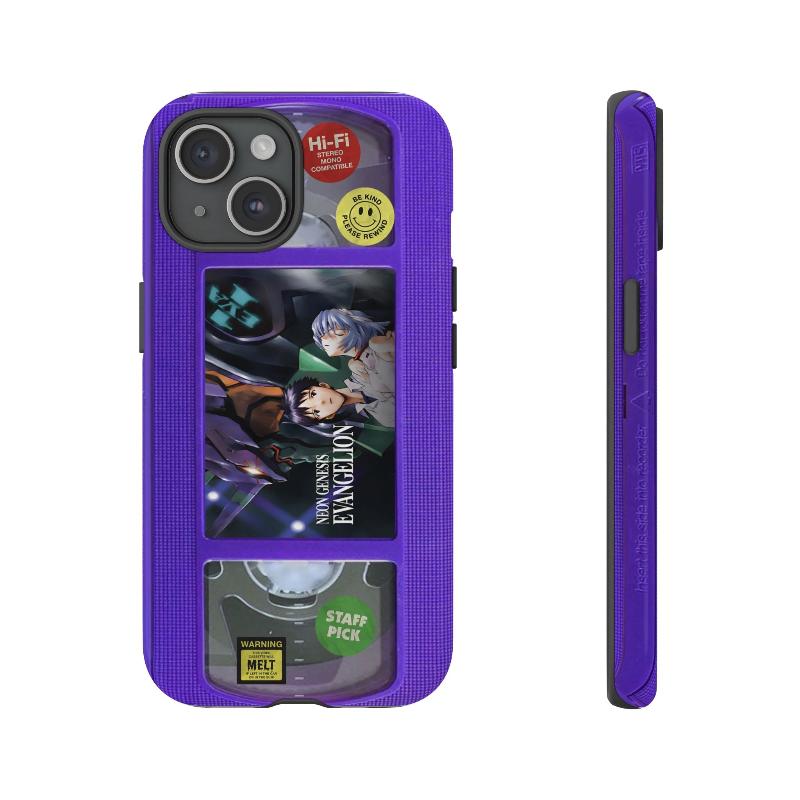 NG Evangelion Purple Edition VHS Phone Case