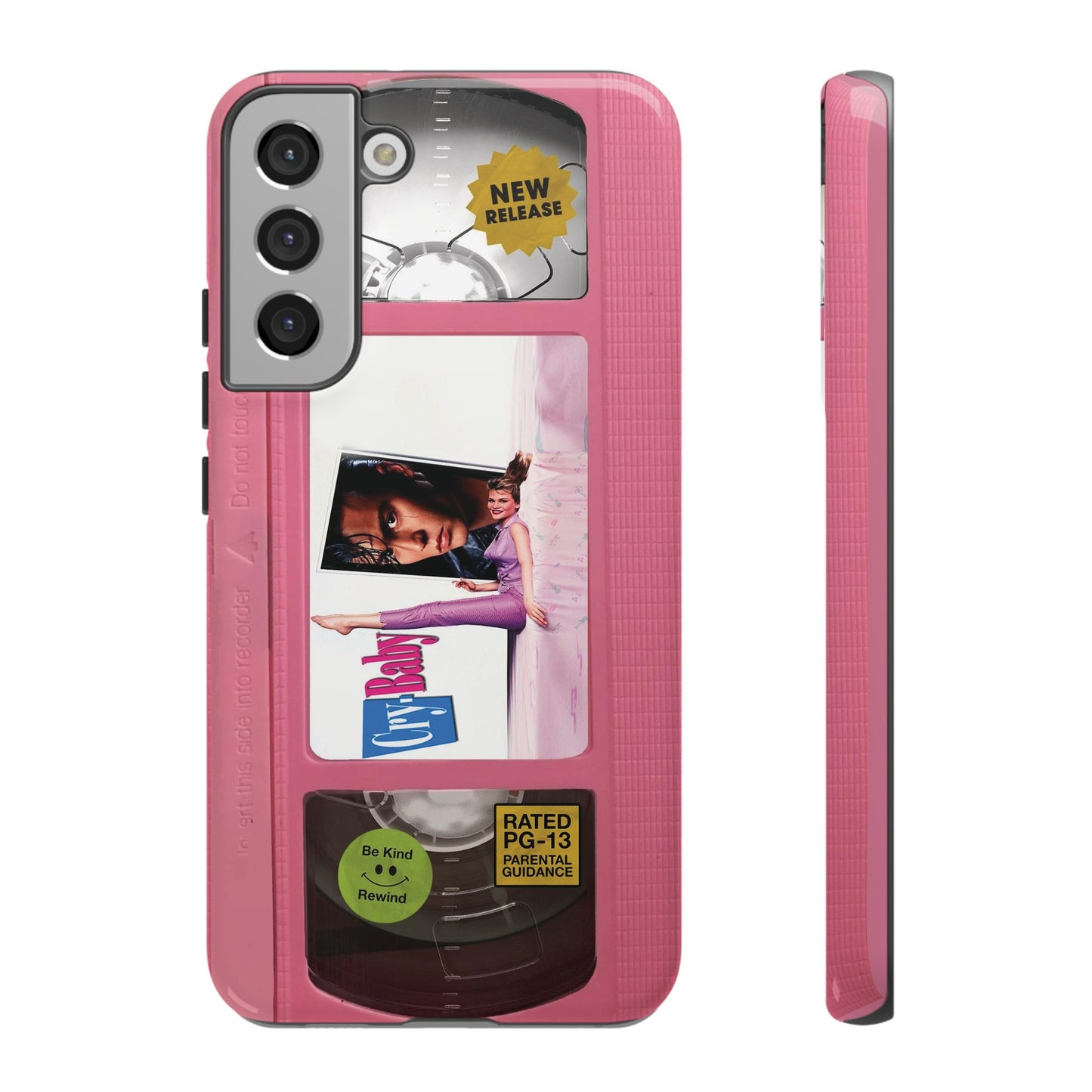 Cry Baby Pink Limited Edition Impact Resistant Vhs Phone Case