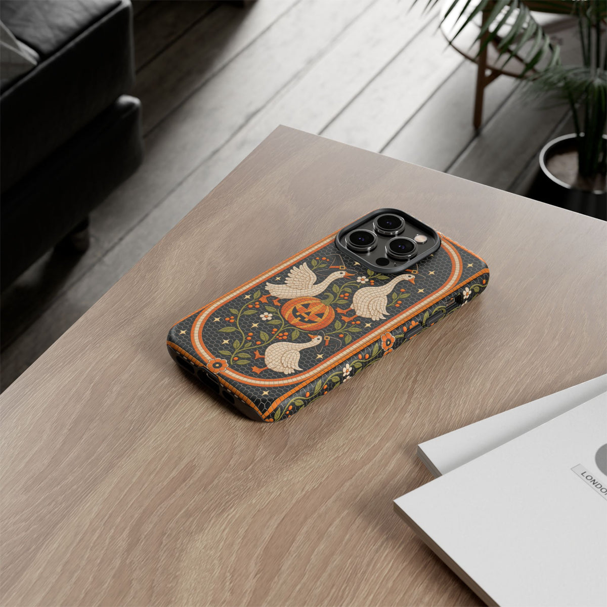 Halloween Goose Impact Resistant Phone Case