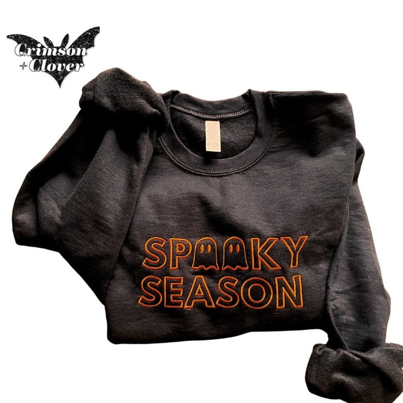 Spooky Season Embroidered Sweatshirt