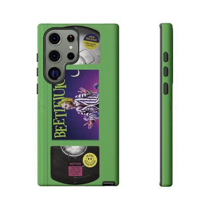 BJ  Limited Edition Green Impact Resistant VHS Phone Case