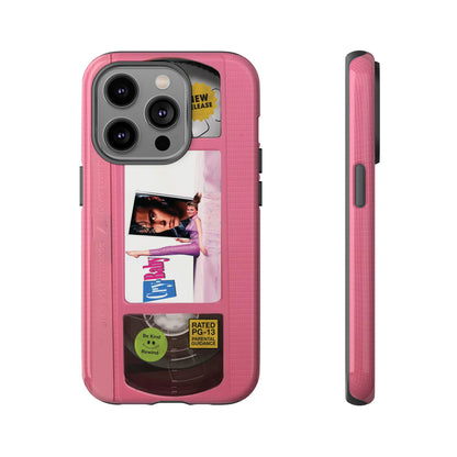 Cry Baby Pink Limited Edition Impact Resistant Vhs Phone Case