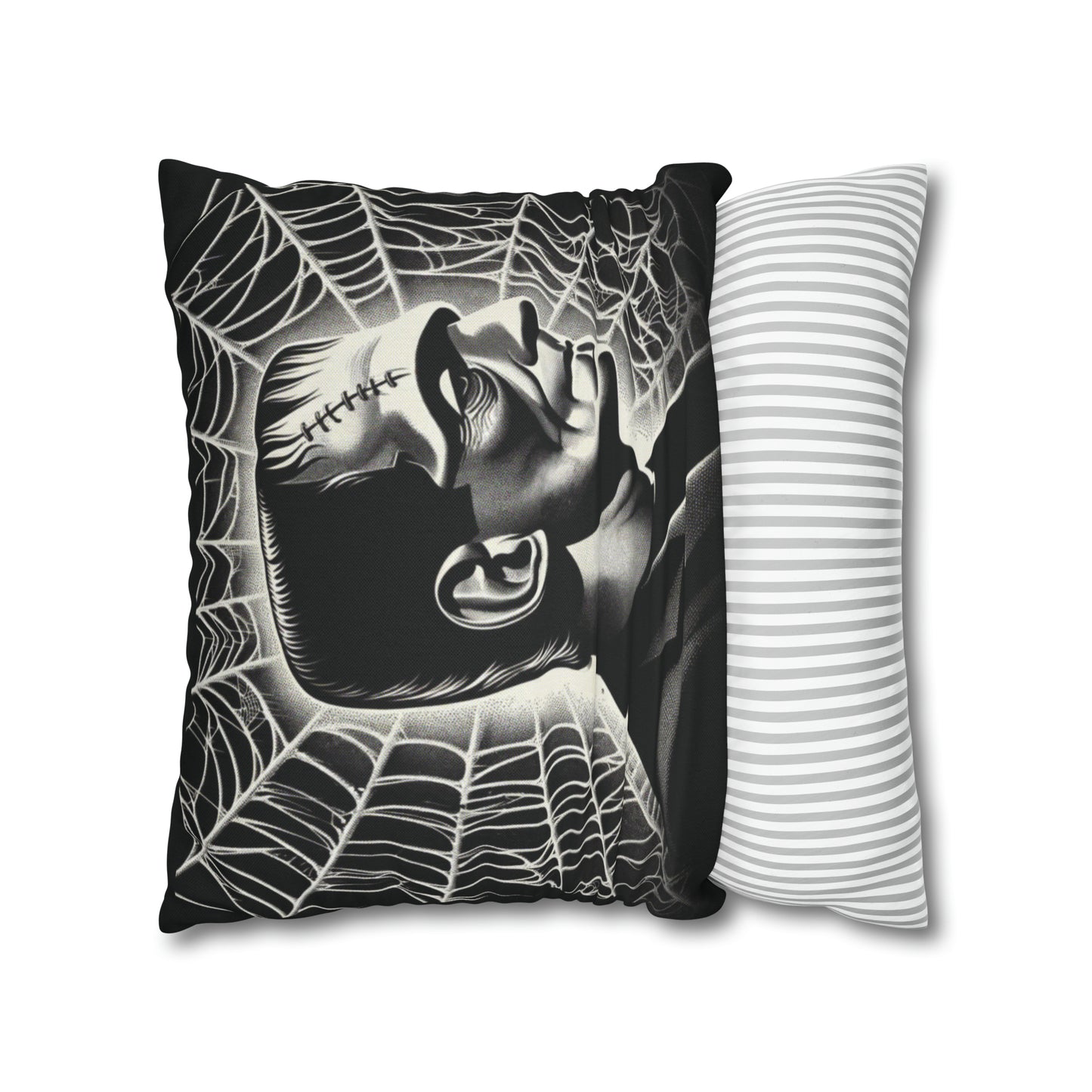 Monster Spider Web Pillow Case
