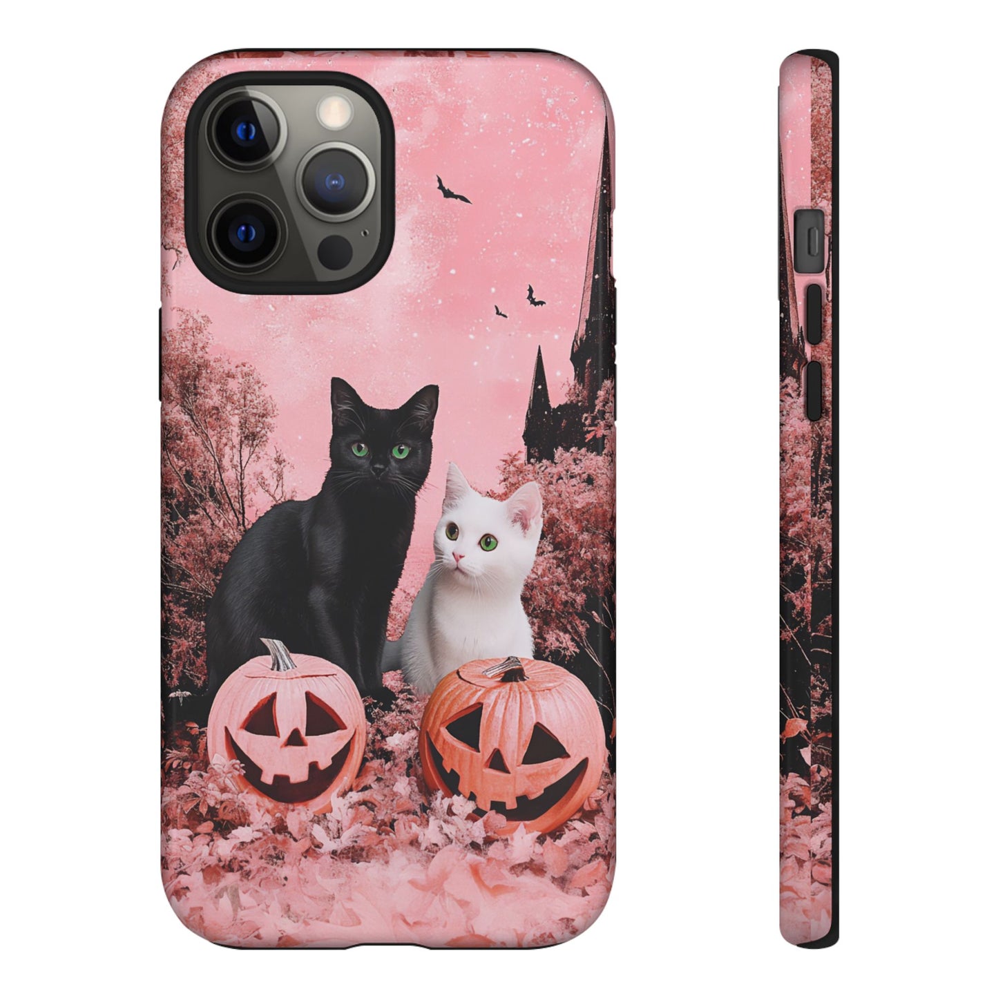 Retro Fall Kitties Impact Resistant Phone Case