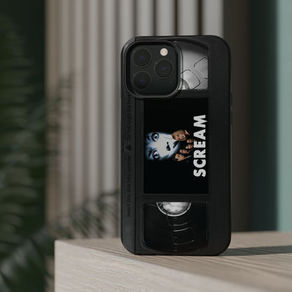 Scream MagSafe Impact Resistant VHS Phone Case