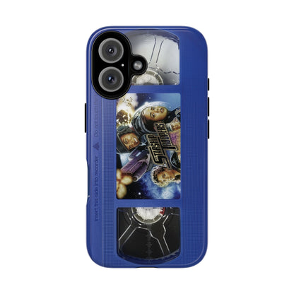 Starship Troopers Blue Impact Resistant VHS Phone Case