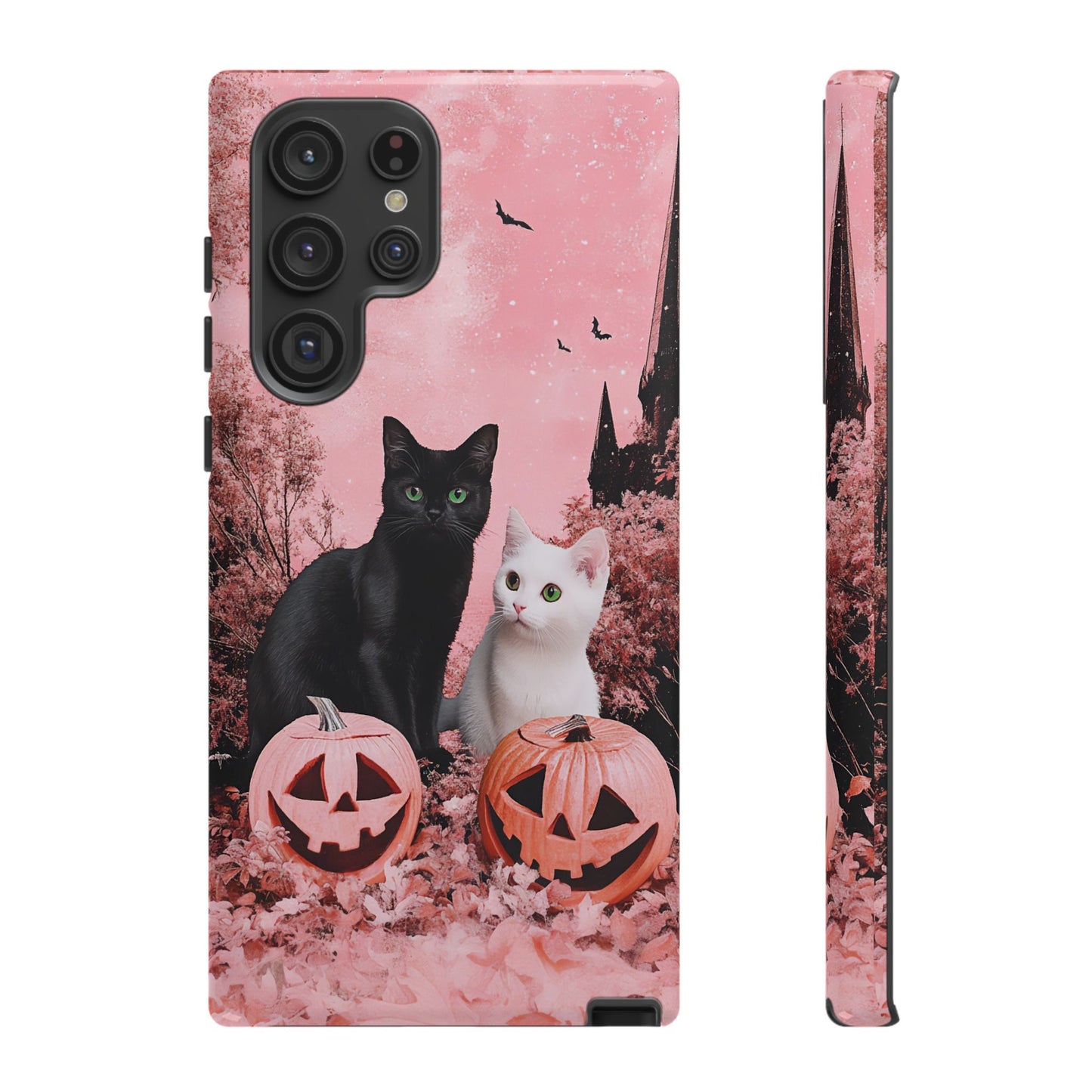 Retro Fall Kitties Impact Resistant Phone Case