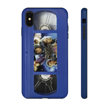 Starship Troopers Blue Impact Resistant VHS Phone Case