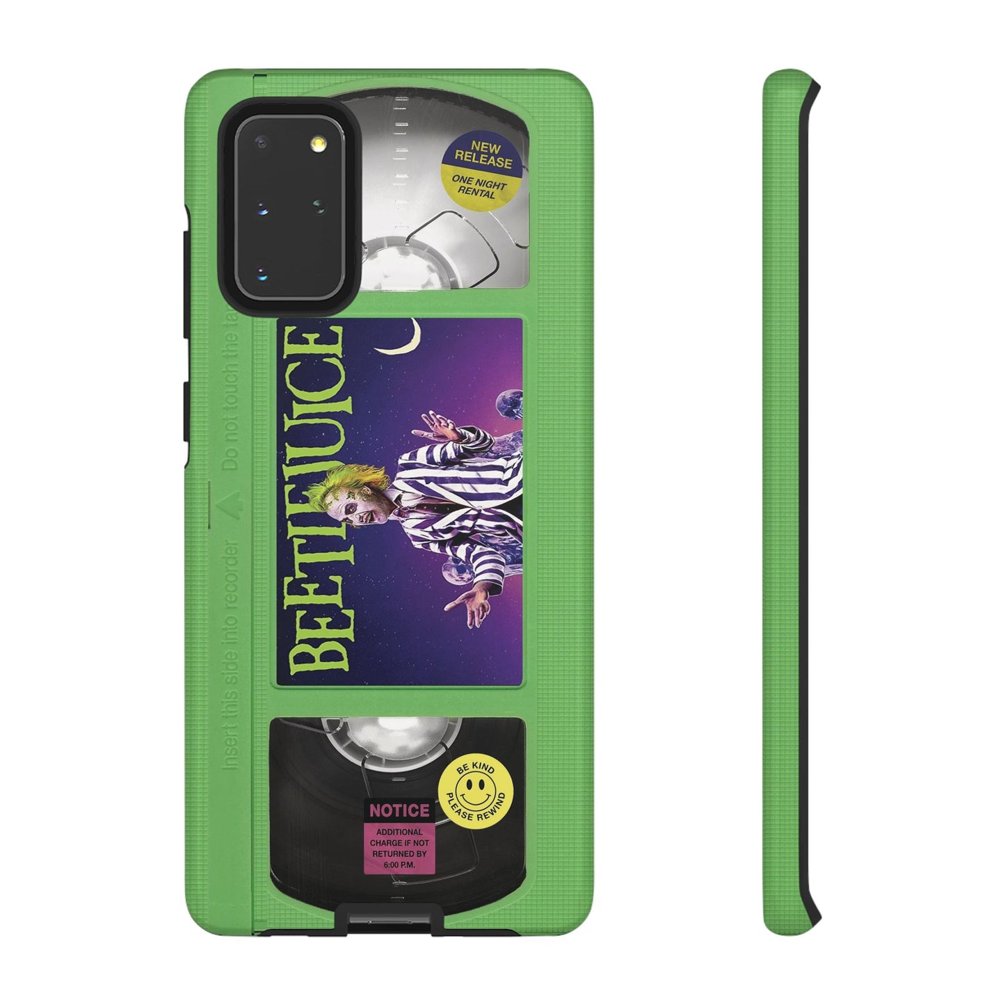 BJ  Limited Edition Green Impact Resistant VHS Phone Case