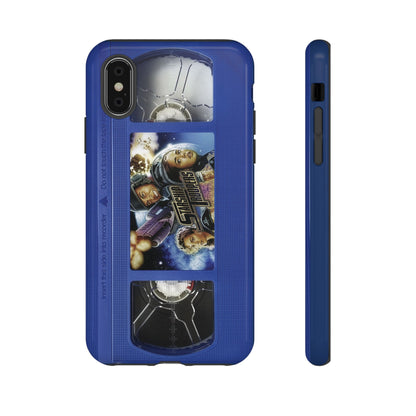 Starship Troopers Blue Impact Resistant VHS Phone Case