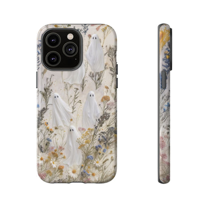 Pressed Floral Ghost Impact Resistant Phone Case