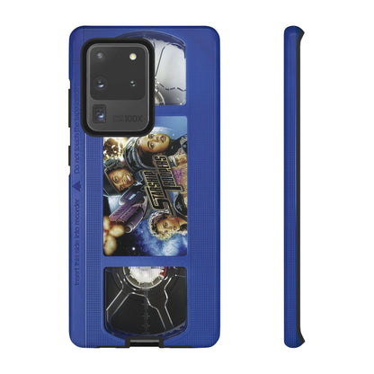Starship Troopers Blue Impact Resistant VHS Phone Case