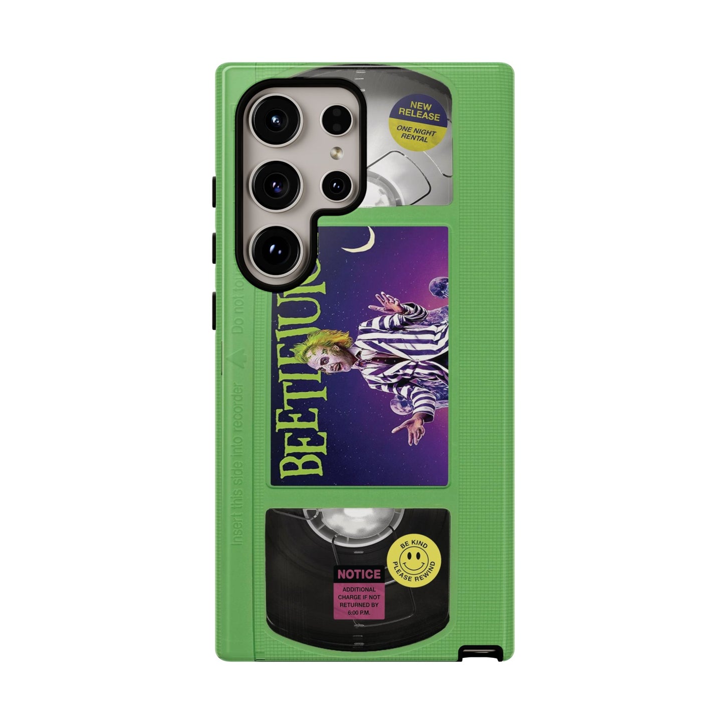 BJ  Limited Edition Green Impact Resistant VHS Phone Case