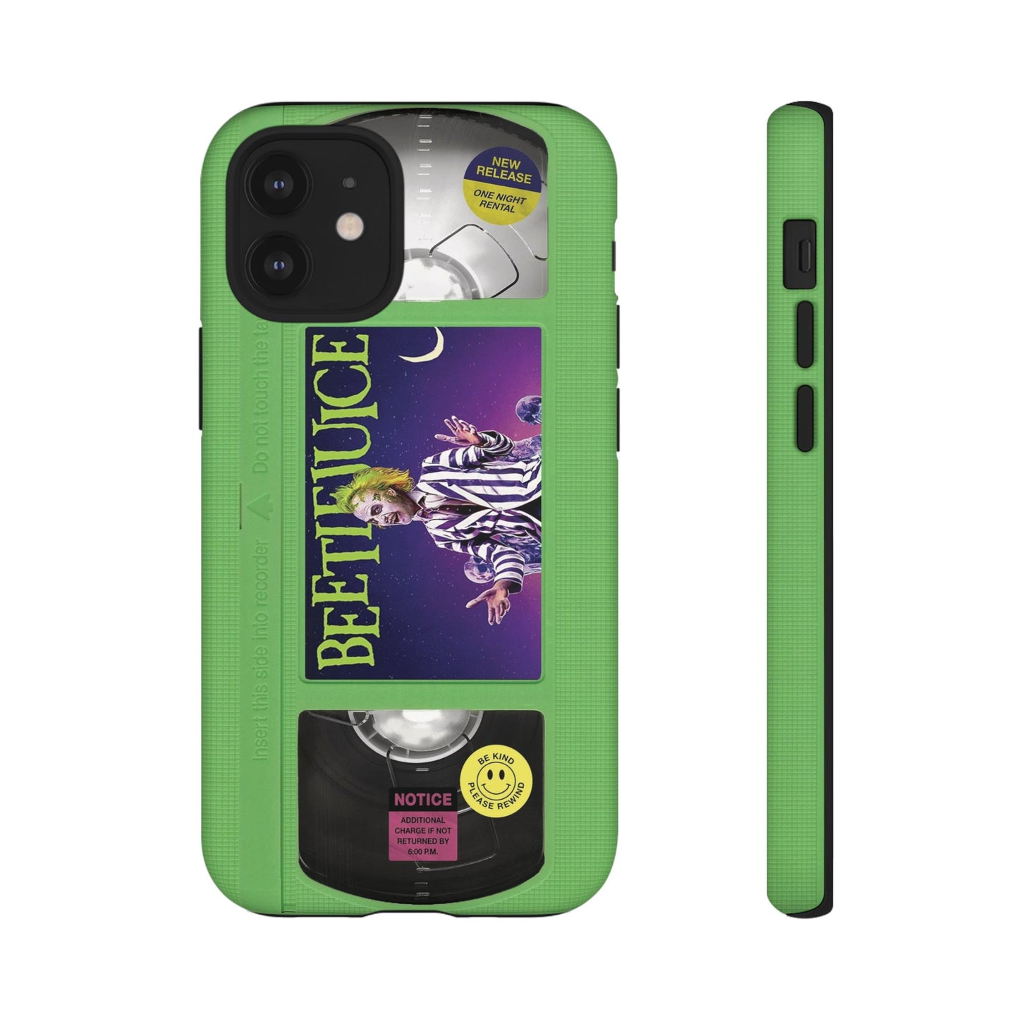 BJ  Limited Edition Green Impact Resistant VHS Phone Case