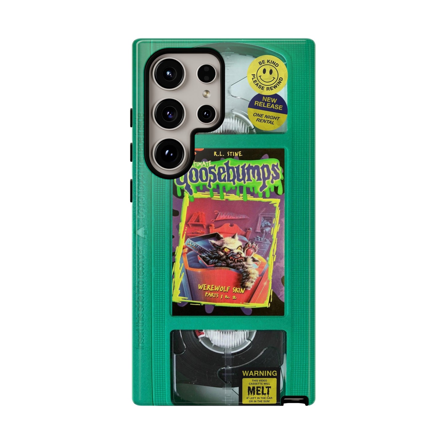 Goosebumps Green VHS Impact Resistant Case