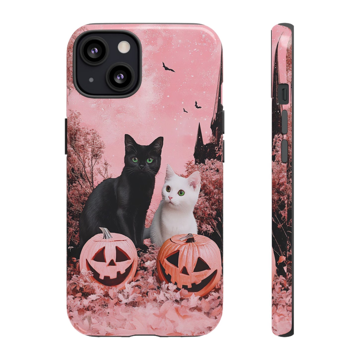 Retro Fall Kitties Impact Resistant Phone Case