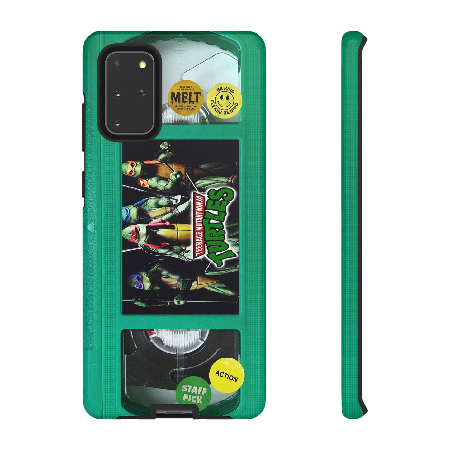 Teenage Turtles Green Impact Resistant VHS Phone Case