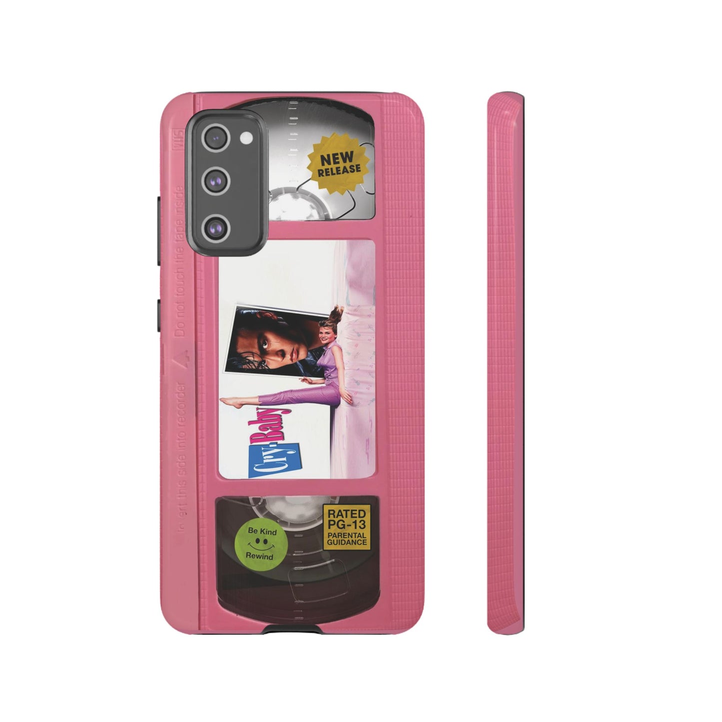 Cry Baby Pink Limited Edition Impact Resistant Vhs Phone Case