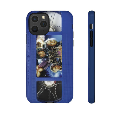 Starship Troopers Blue Impact Resistant VHS Phone Case