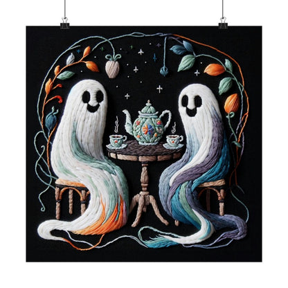 Ghostly Tea Matte Poster Print
