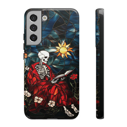 Bookish Skeleton Phone Case