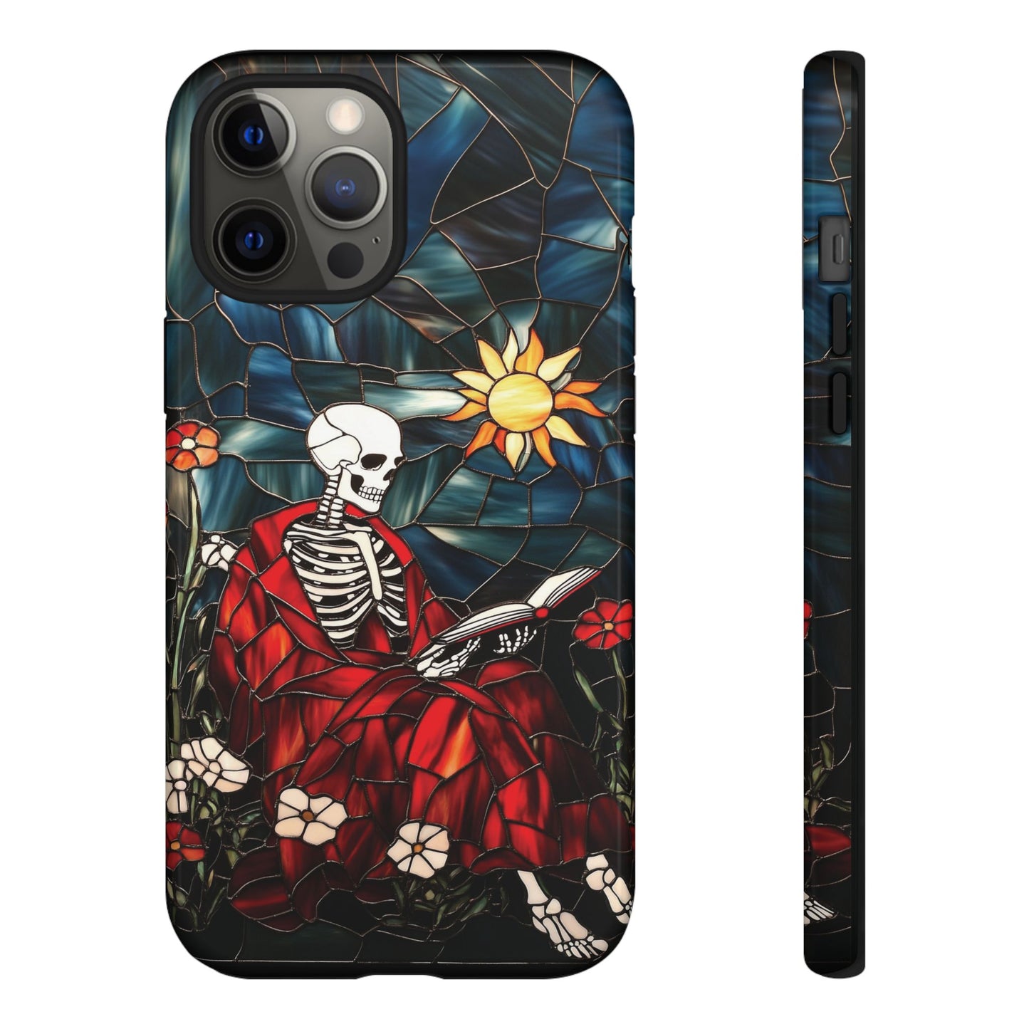 Bookish Skeleton Phone Case