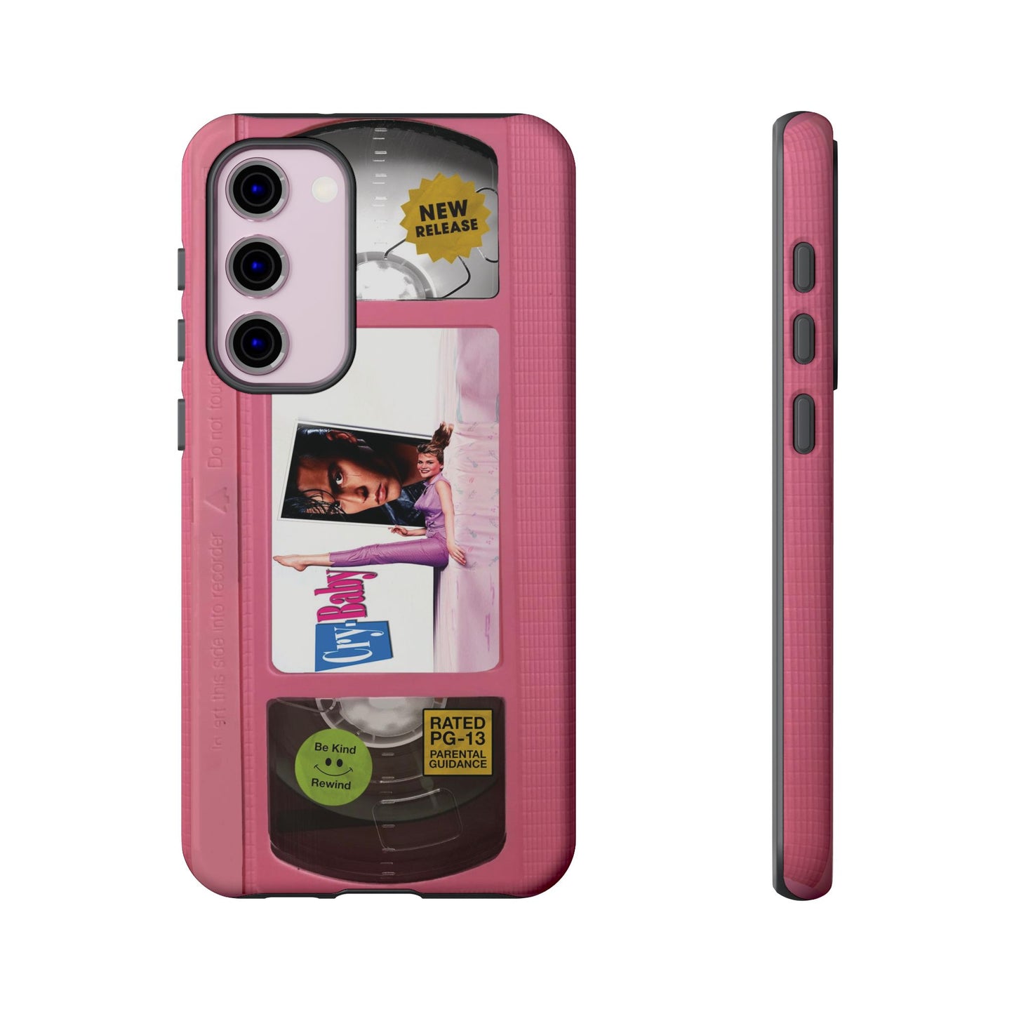 Cry Baby Pink Limited Edition Impact Resistant Vhs Phone Case