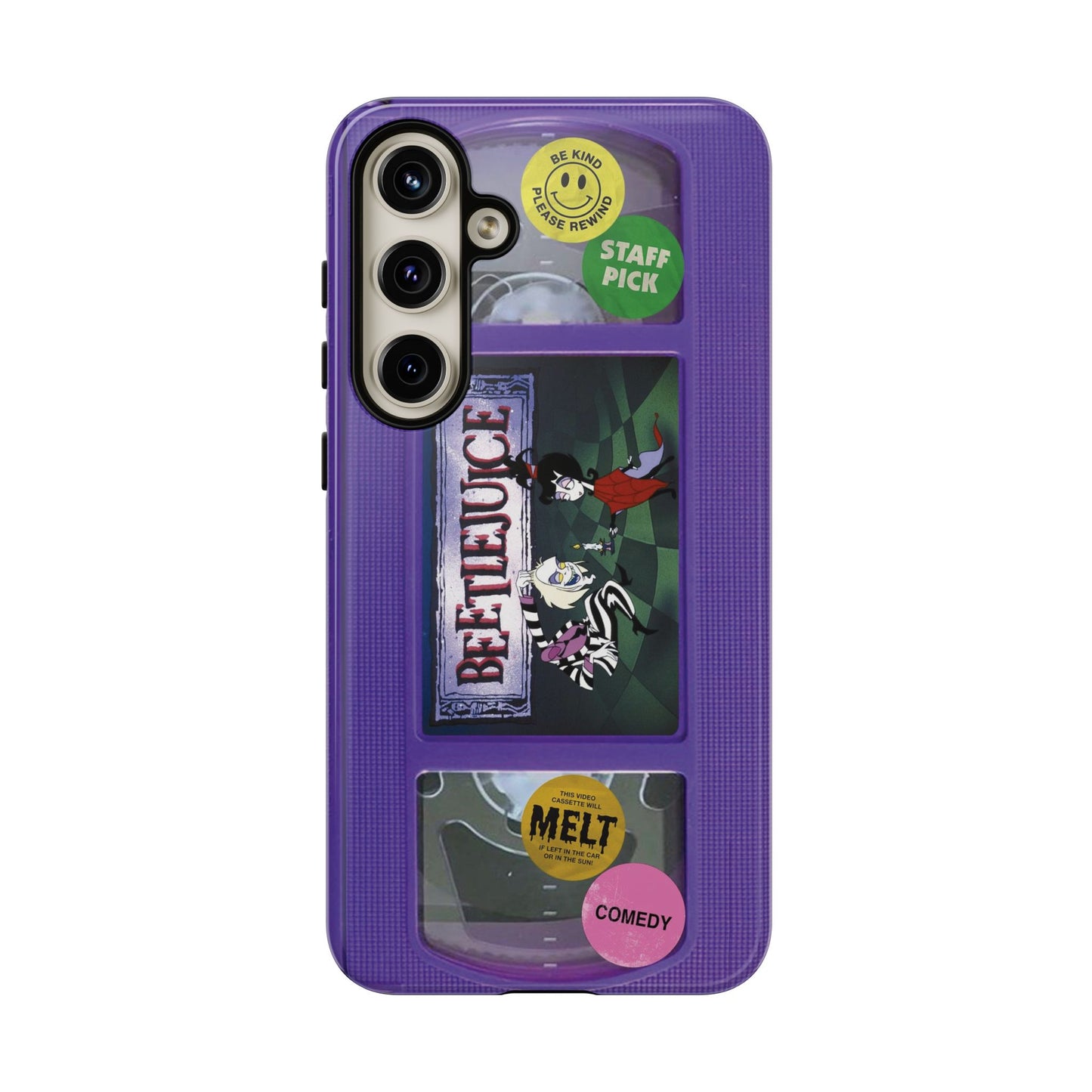 Animated BJ Purple Edition Impact Resistant VHS Phone Case