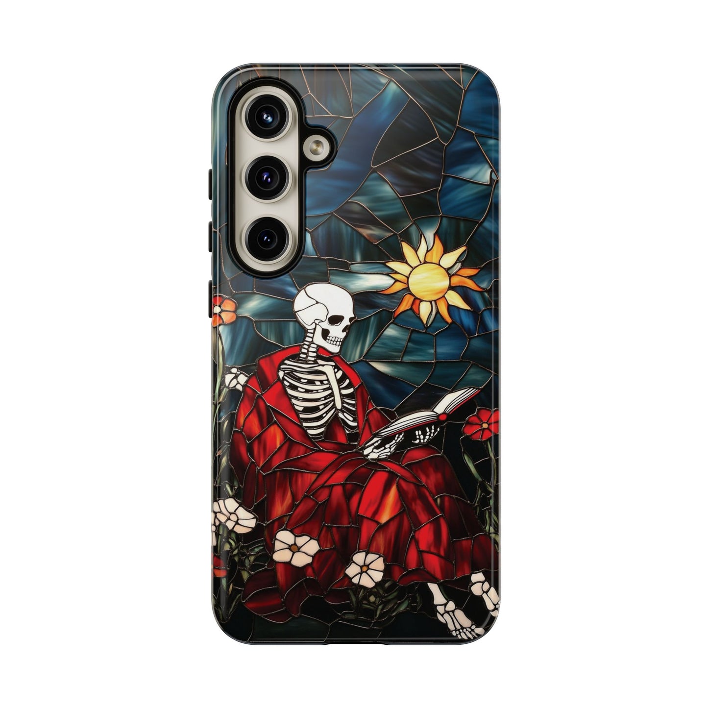 Bookish Skeleton Phone Case