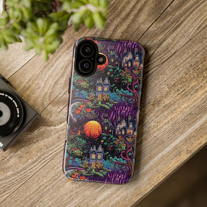 Spooky House Impact Resistant Phone Case
