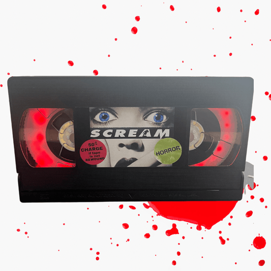 Scream VHS Tape Lamp