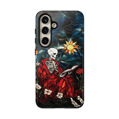 Bookish Skeleton Phone Case