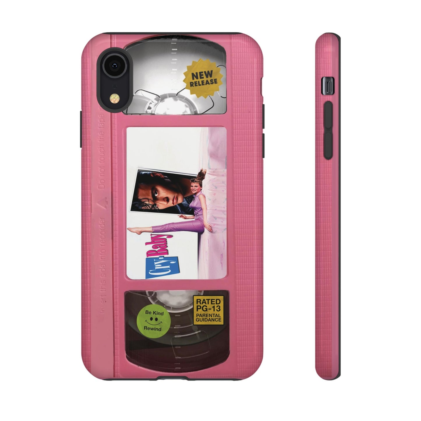 Cry Baby Pink Limited Edition Impact Resistant Vhs Phone Case