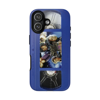 Starship Troopers Blue Impact Resistant VHS Phone Case