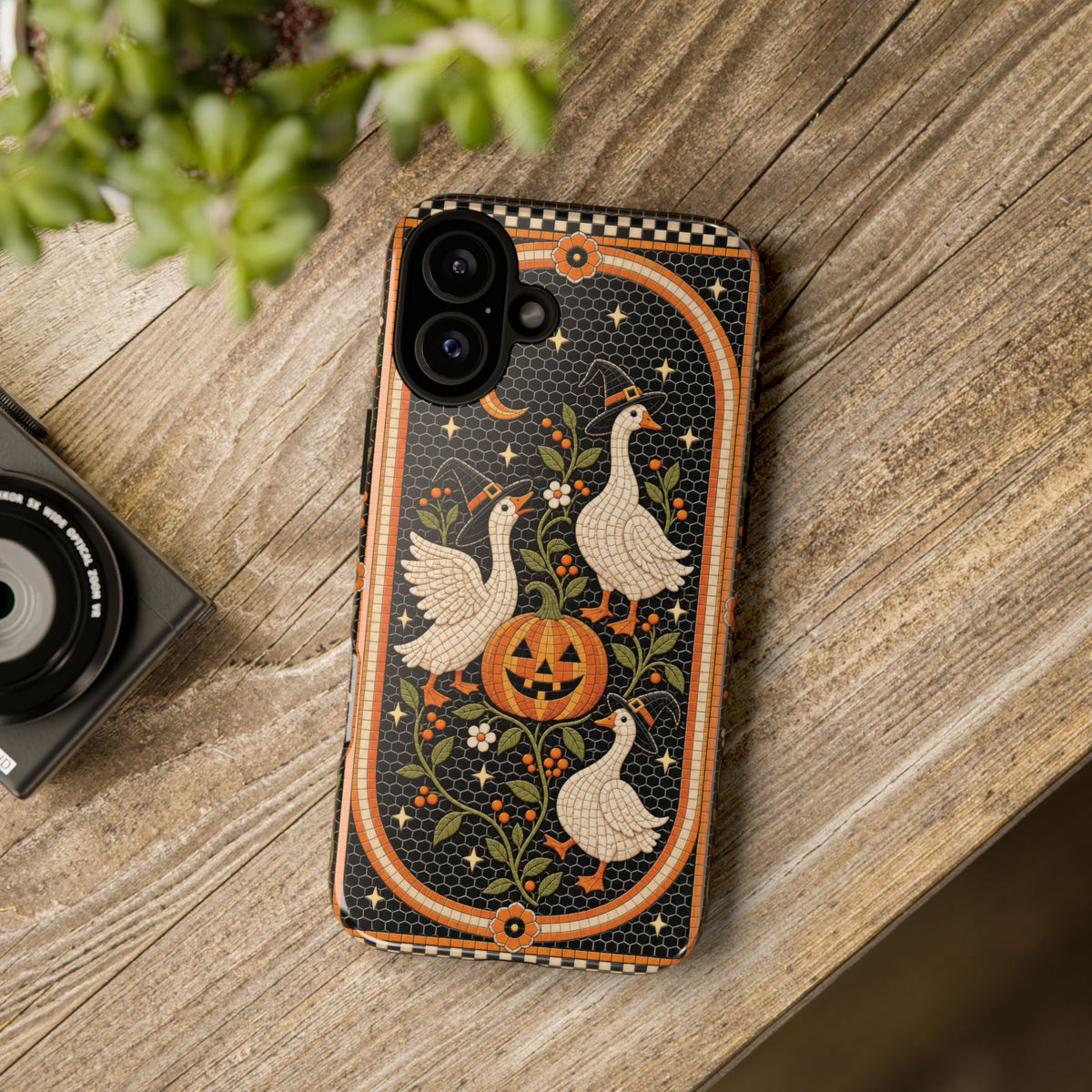Halloween Goose Impact Resistant Phone Case