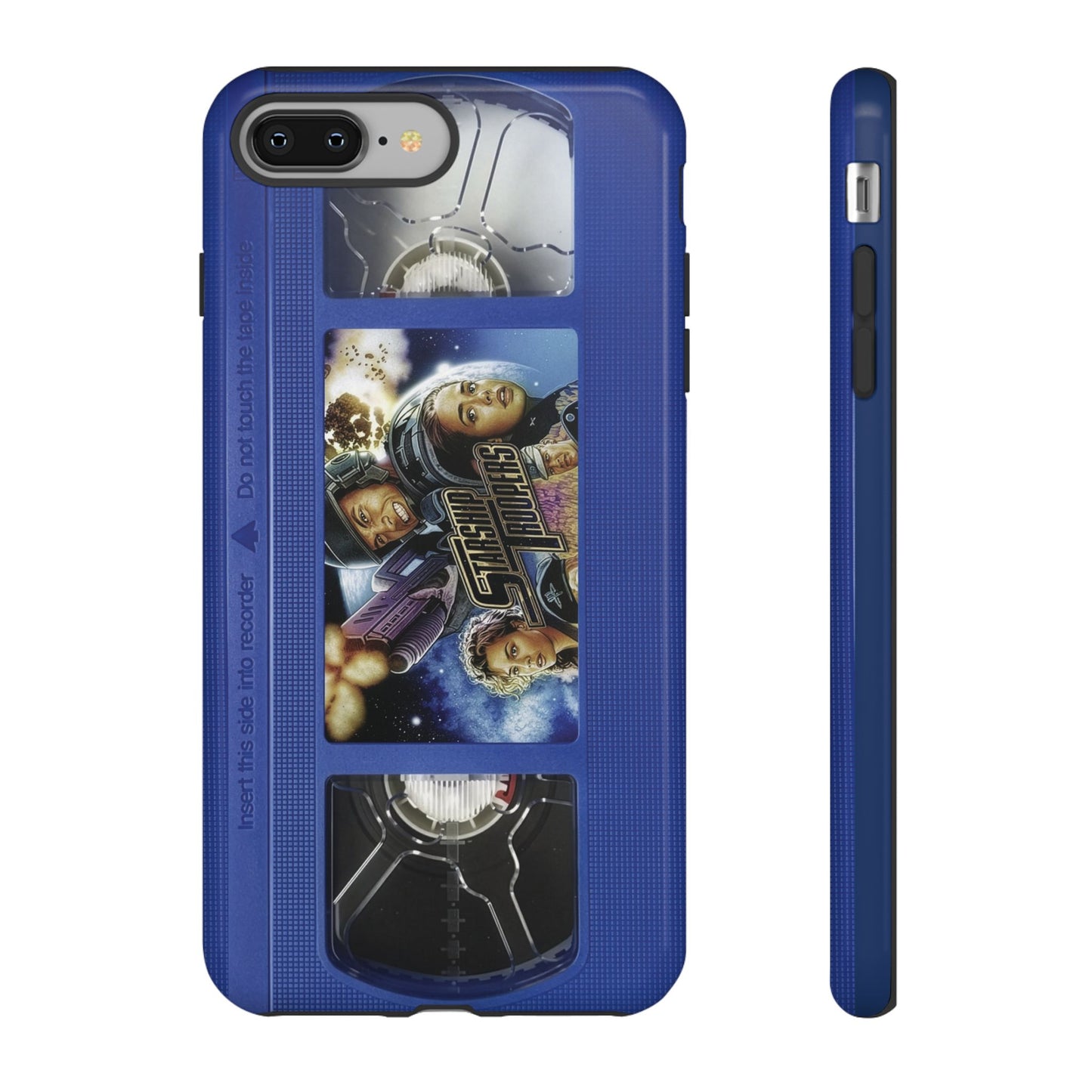 Starship Troopers Blue Impact Resistant VHS Phone Case