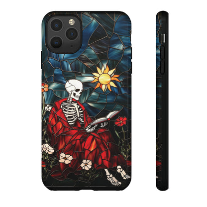 Bookish Skeleton Phone Case