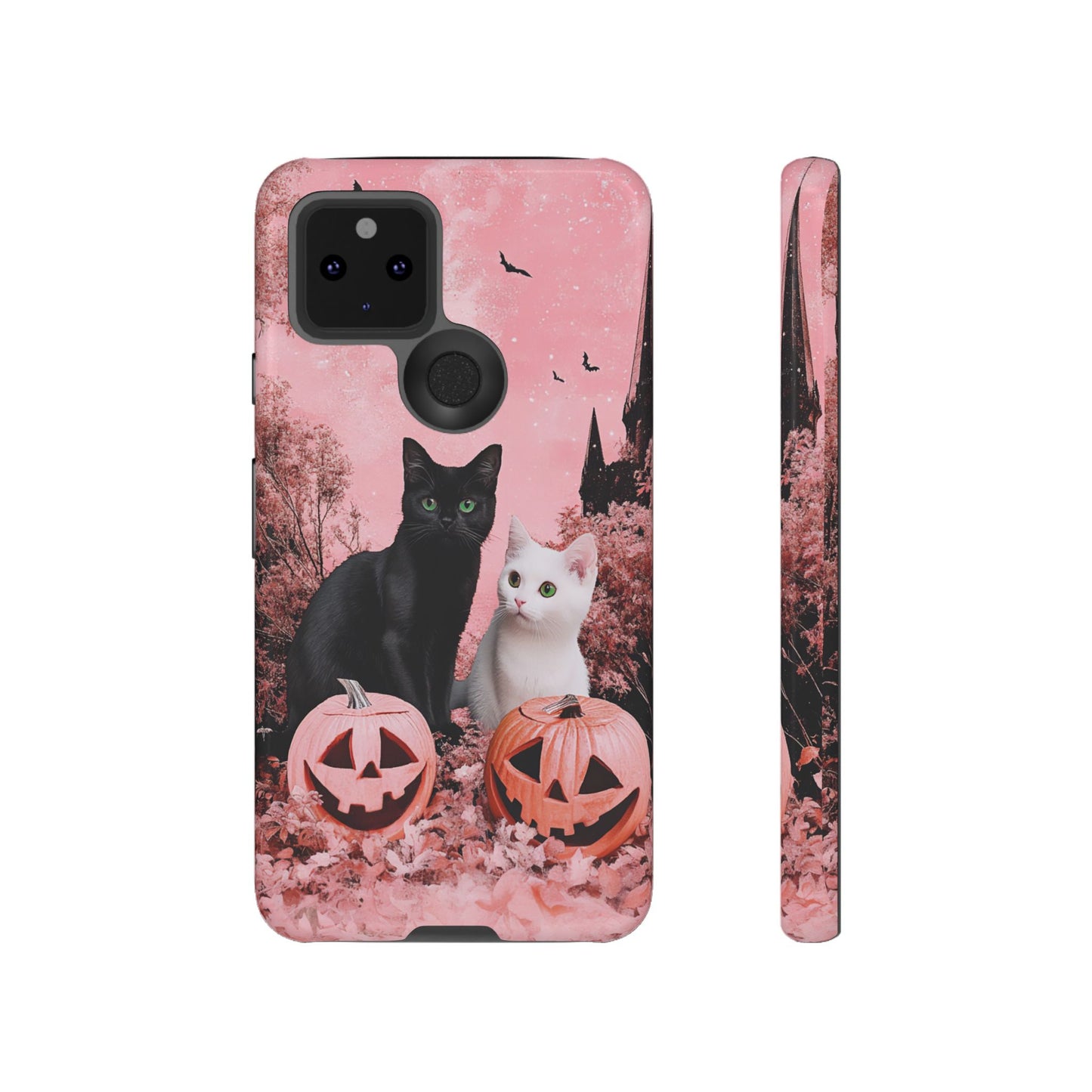 Retro Fall Kitties Impact Resistant Phone Case