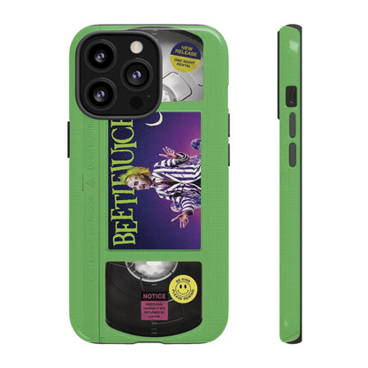 BJ  Limited Edition Green Impact Resistant VHS Phone Case