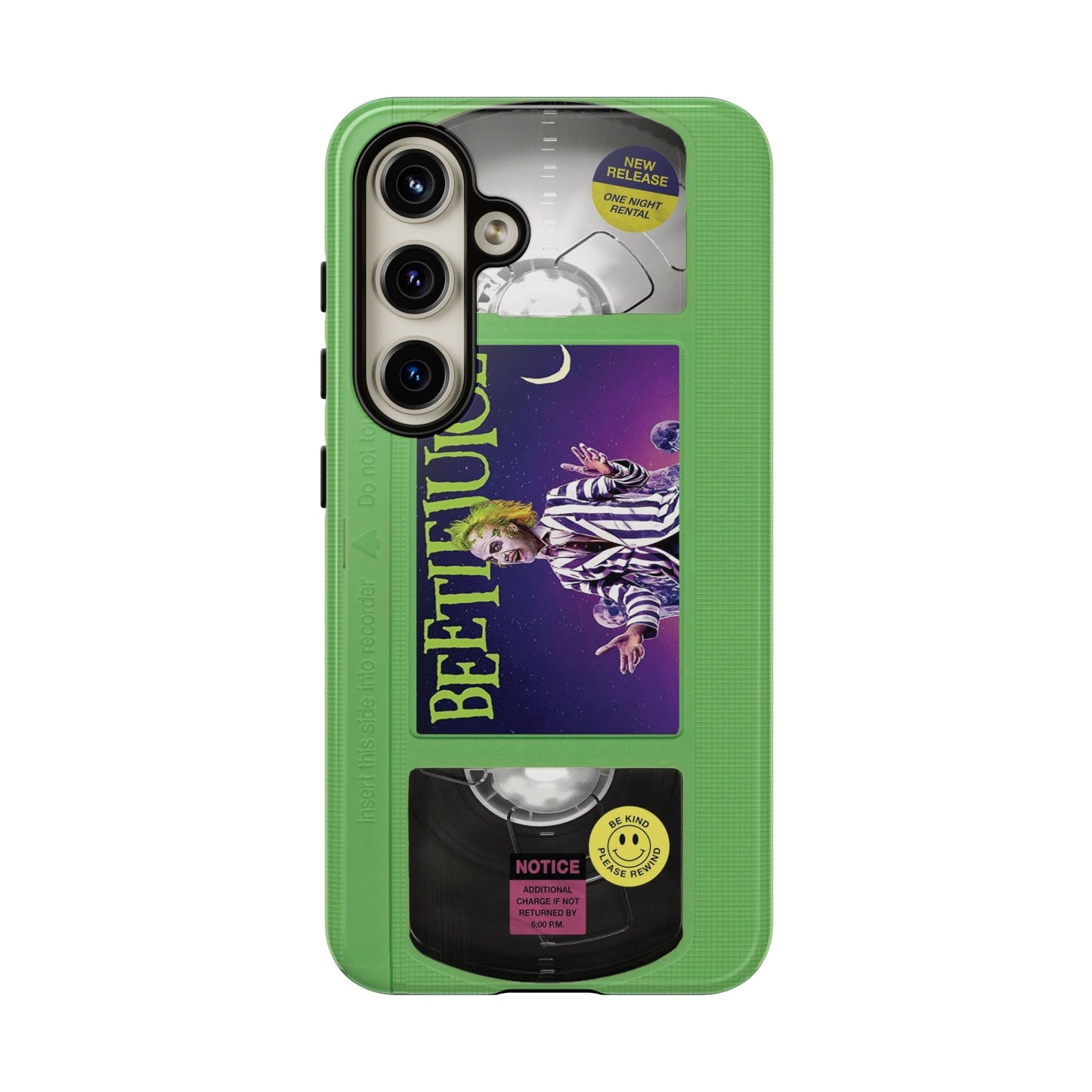 BJ  Limited Edition Green Impact Resistant VHS Phone Case