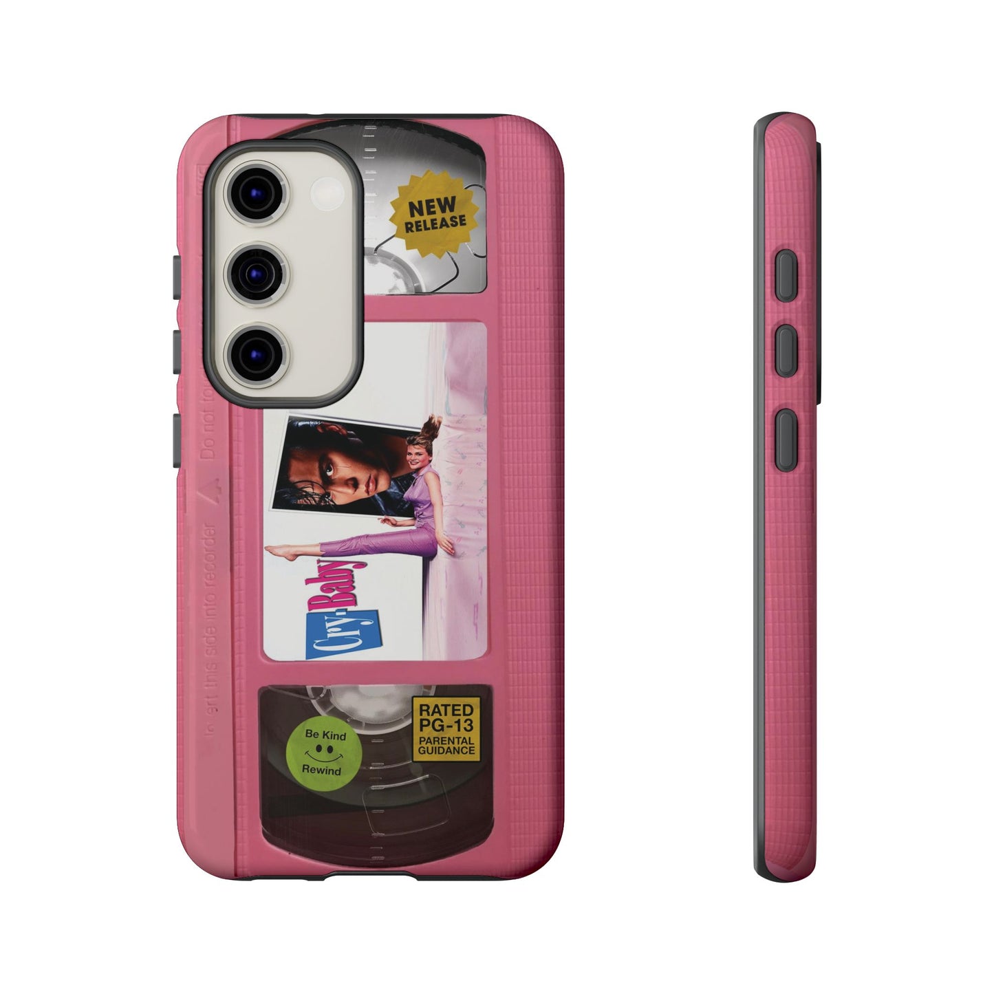 Cry Baby Pink Limited Edition Impact Resistant Vhs Phone Case