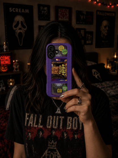 Tales Purple Edition Impact Resistant VHS Phone Case