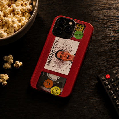 🇺🇸 Psycho Red Edition VHS Phone Case