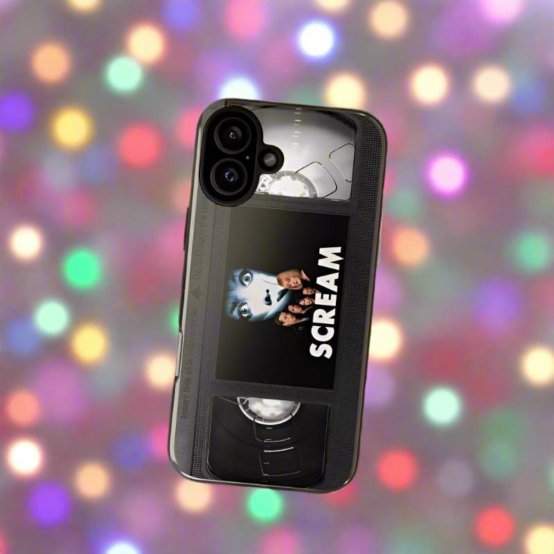 Scream VHS Impact Resistant iPhone Case