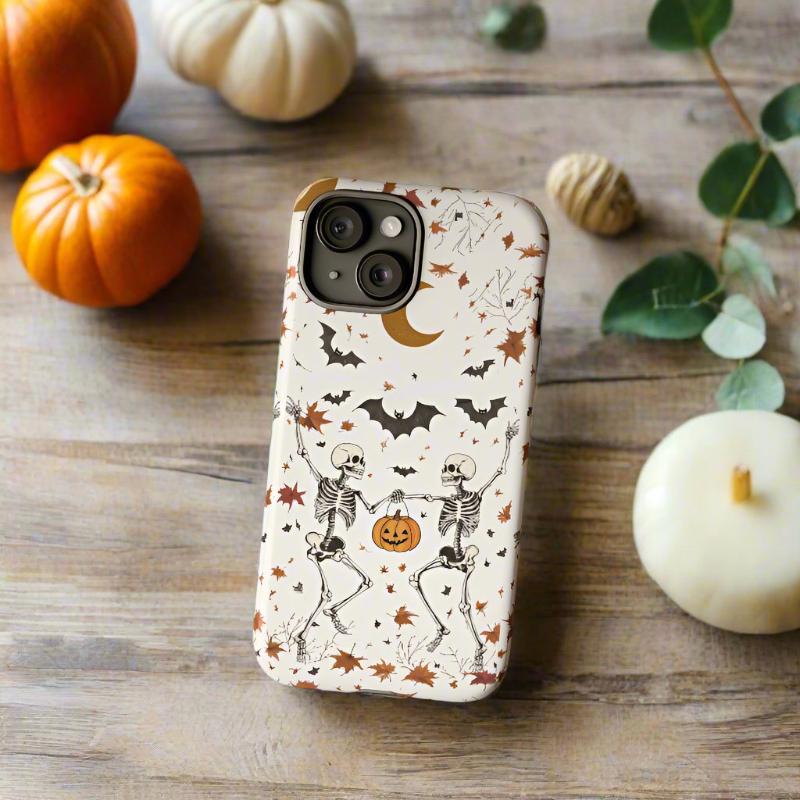 Dancing Skeletons Impact Resistant Phone Case