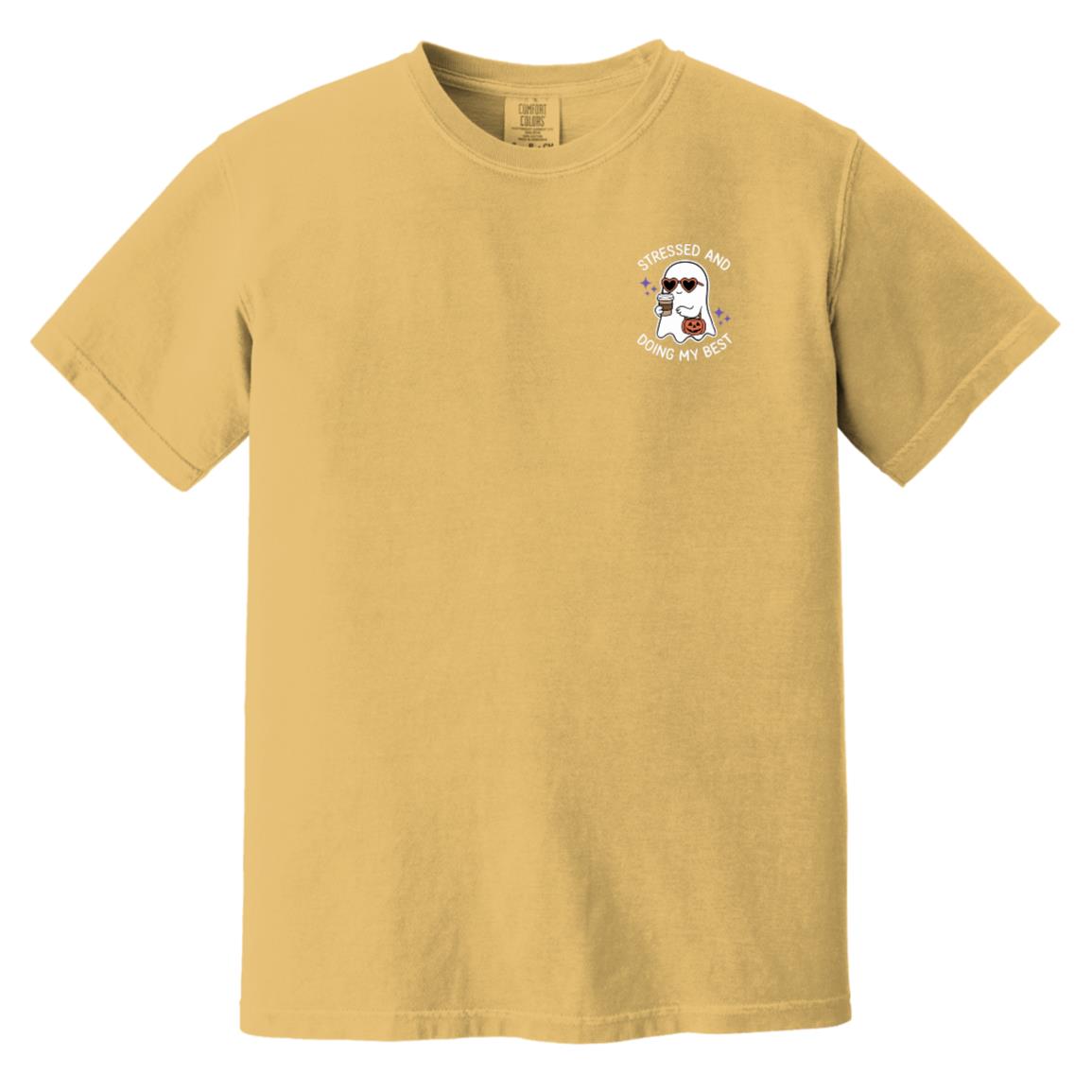 Stressed Ghost Pocket Tee