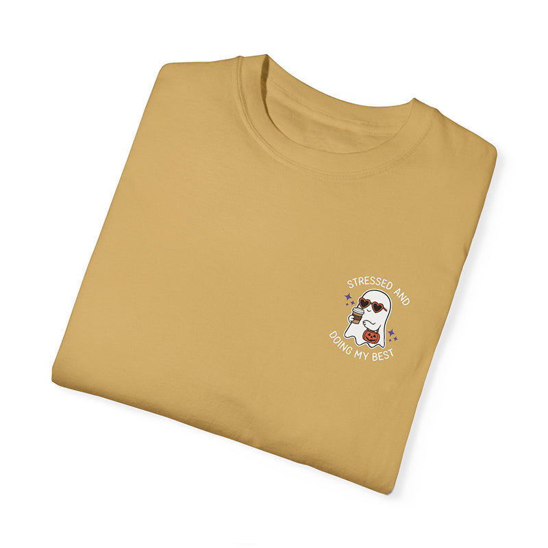 Stressed Ghost Pocket Tee